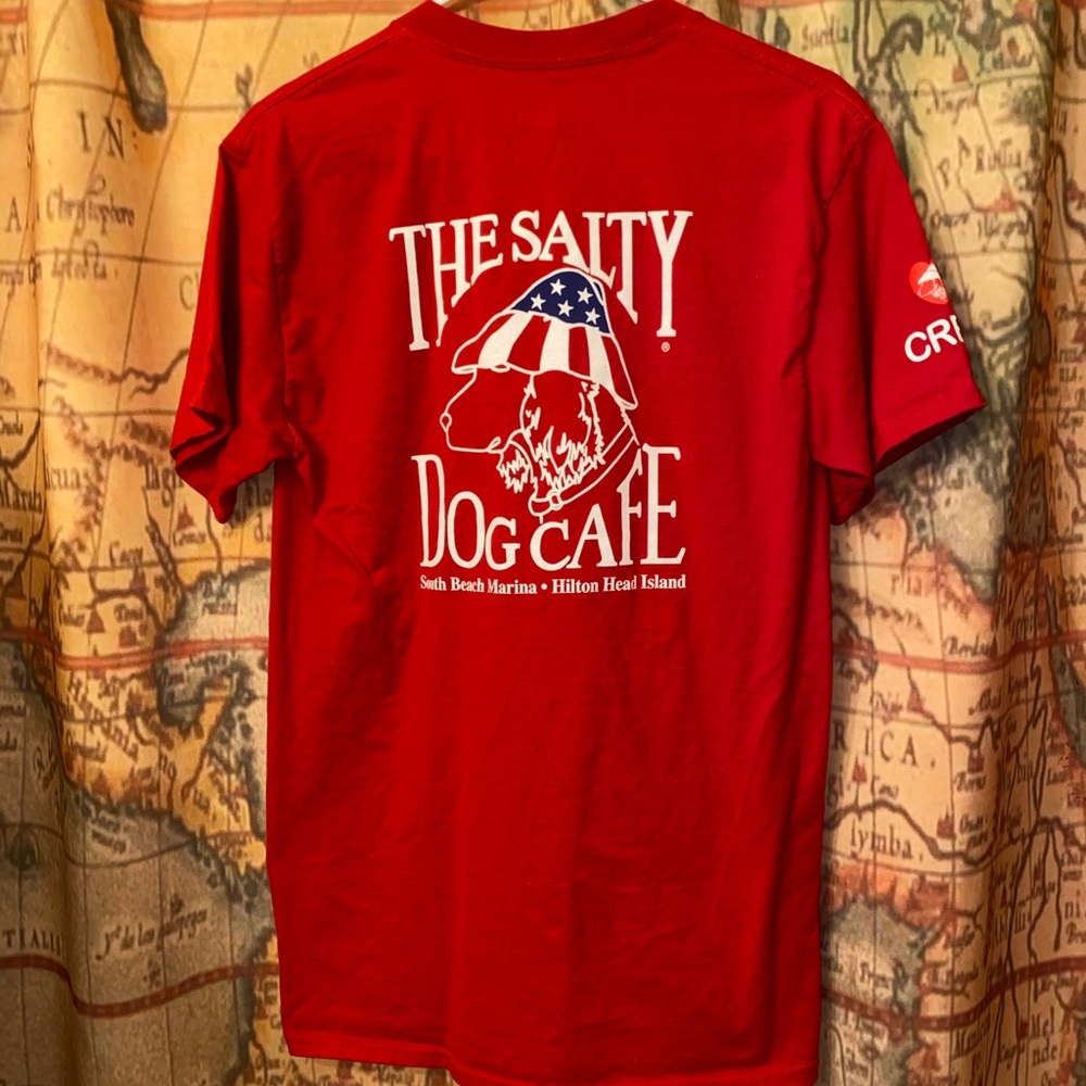 Limited Edition Flag Salty Dog Cafe T 4th of July